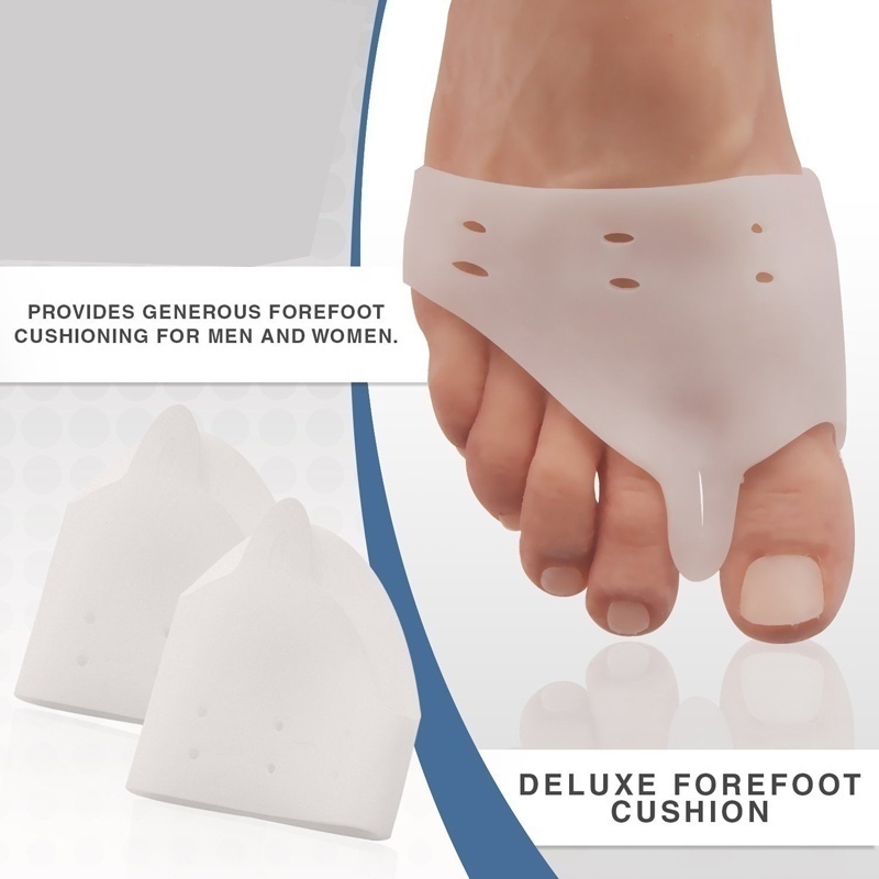 [Hàng mới về] Đệm gel đeo nửa bàn chân giúp chỉnh hình trật khớp ngón chân cái