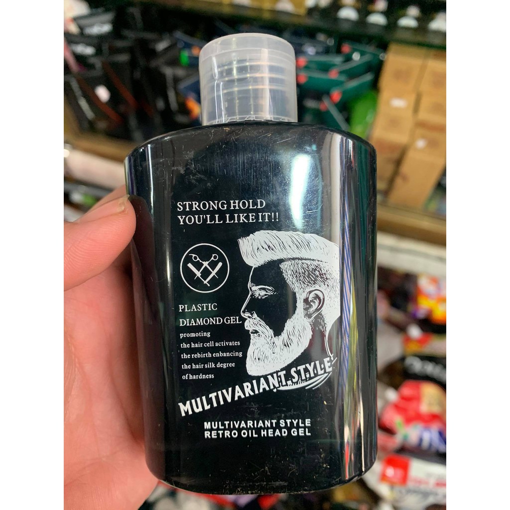 Sáp vuốt tóc nước Plastic Diamond Gel Siêu Cứng 200ml