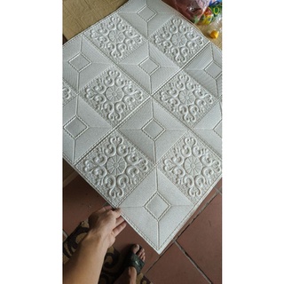Xốp Dán Tường 3D Giả Da