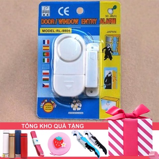 [Tổng Kho Quà] CHUÔNG TỪ Cảm Biến Gắn Cửa Báo Động Chống Trộm Loại 1, Nhỏ Gọn, Bí Mật, Ấm Thanh 90Db - Kèm Sẵn Pin