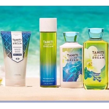 [𝗕𝗜𝗚𝗦𝗔𝗟𝗘] Tahiti Island Dream - Xịt Thơm Mịn Da Lưu Hương Toàn Thân Bath &amp; Body Works - Mẫu Thử 30ml/50ml