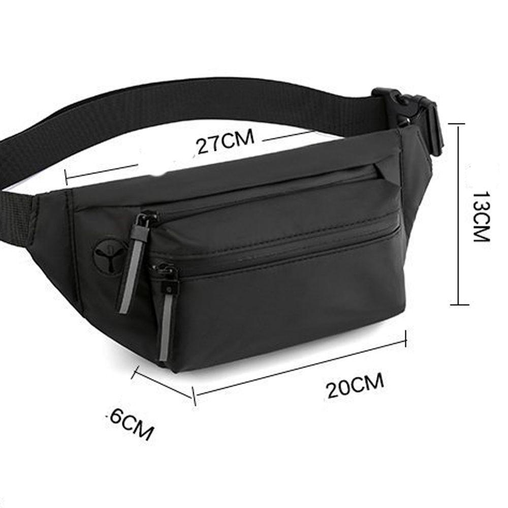 LILYES Túi Đeo Hông Nhiều Ngăn Bằng Nylon Chống Thấm Nước Thời Trang Cho Nam