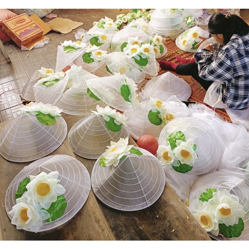 Nón sen phụ kiện chụp ảnh