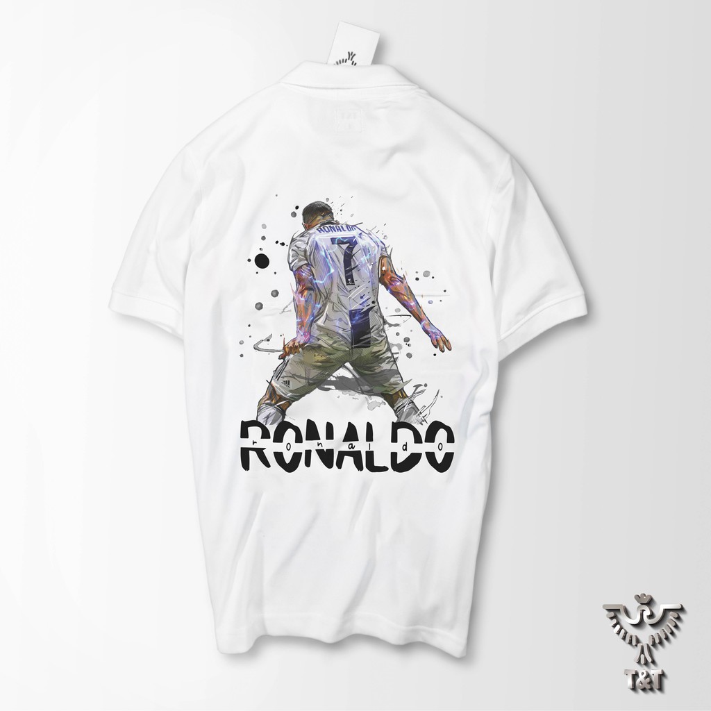 Áo thun nam áo phông nam thiết kế hình đẹp nét cr7