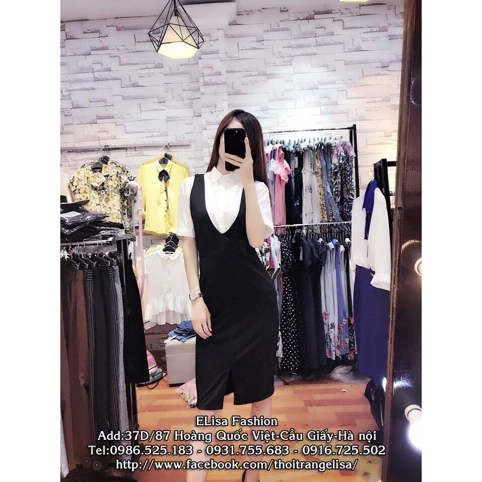 Set Váy Yếm + Sơ mi cao cấp kèm ảnh feedback KH có bán rời lẻ set nhé kh iu