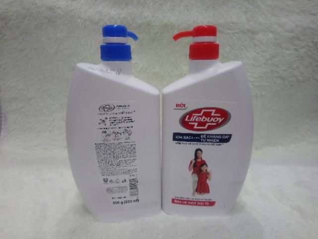 #COM BO 02 Chai Sữa Tắm Lifebuoy ->Bảo Vệ Vượt Trội 10 [ MỚI]