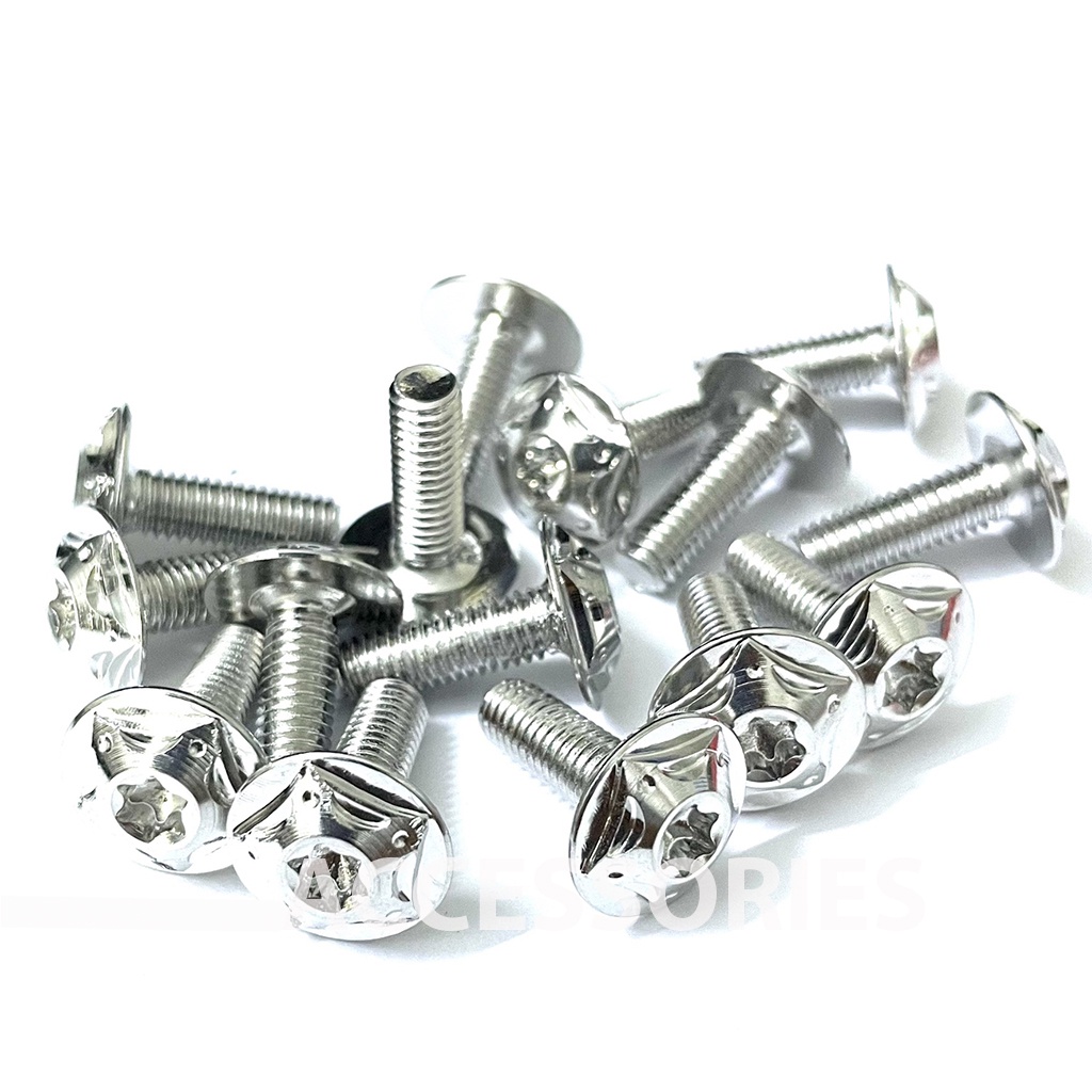 Ốc Salaya Inox 304 5li15 Gắn Mão,Gắn Đồng Hồ Winner X,Dàn Áo Winner X....Sáng Bóng PHS