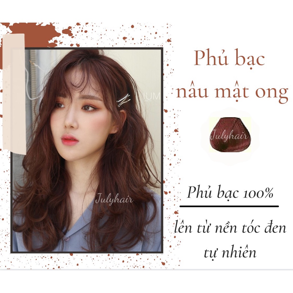 Thuốc nhuộm tóc PHỦ BẠC màu thời trang | Julyhair | Julyhairs