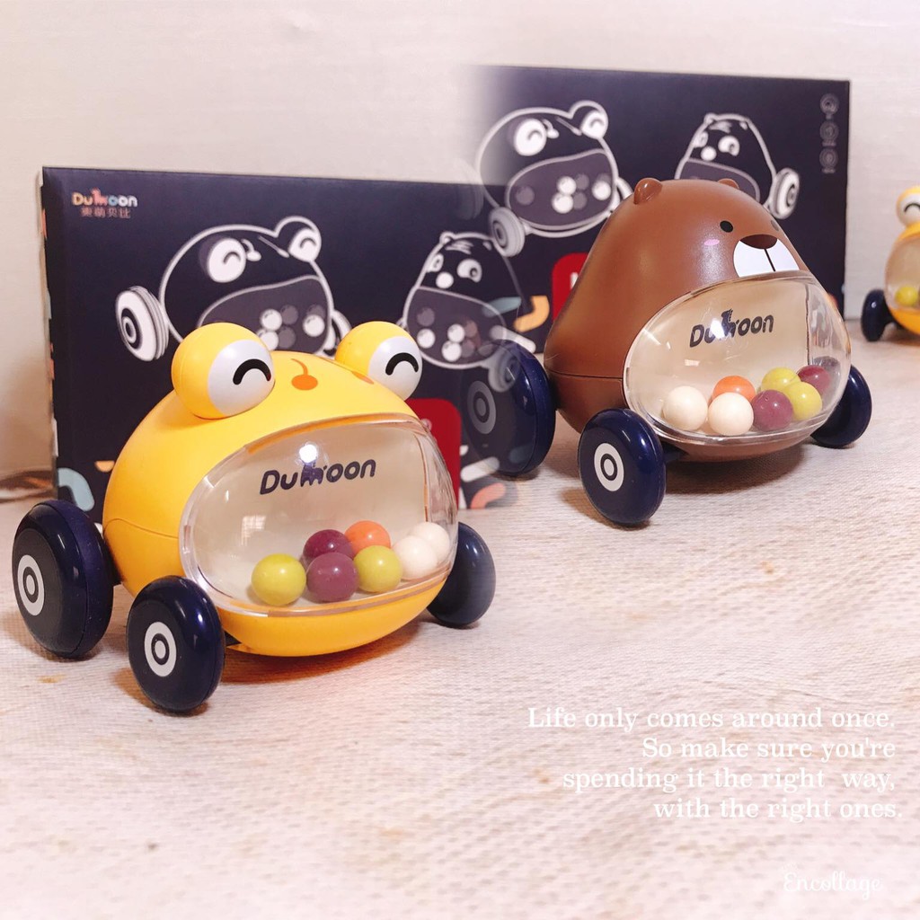 Đồ Chơi Xe Quán Tính Hình Thú 3D Dumoon Cho Bé Tập Bò