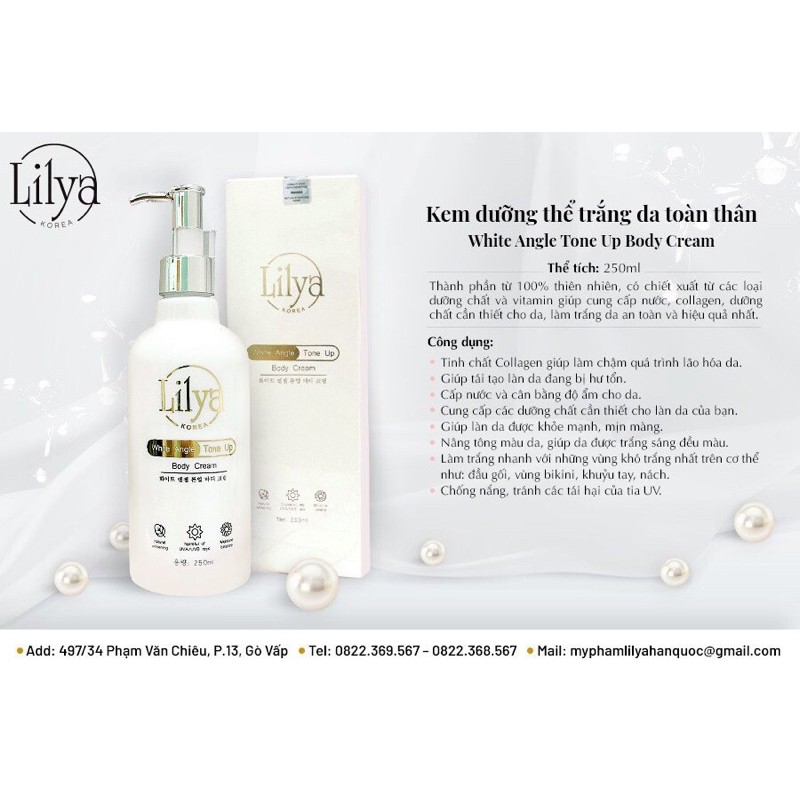 Lilya cosmetics- Kem dưỡng ẩm Body.