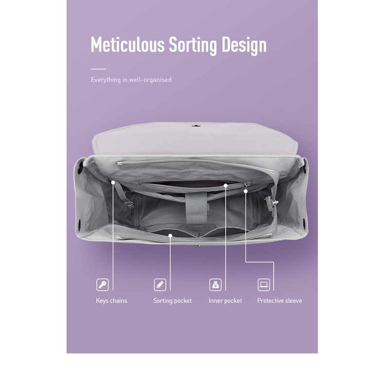 Ba lô MAH đựng máy tính xách tay sức chứa lớn chống thấm nước trẻ trung thời trang