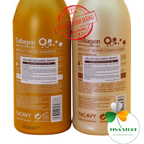 Miễn Ship🔥Cặp Dầu Gội Xả TACAVY 1000ml | Phục Hồi Tóc Hư Tổn, Khô Xơ, Gãy Rụng, Ngừa Gàu, Kích Thích Mọc Tóc |Chính Hãng | BigBuy360 - bigbuy360.vn