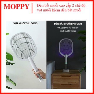 Vợt Muỗi kiêm Đèn Bắt Muỗi 2 trong 1 - Pin sạc cao cấp 1200 mah - Bảo hành 3 tháng - 1 đổi 1