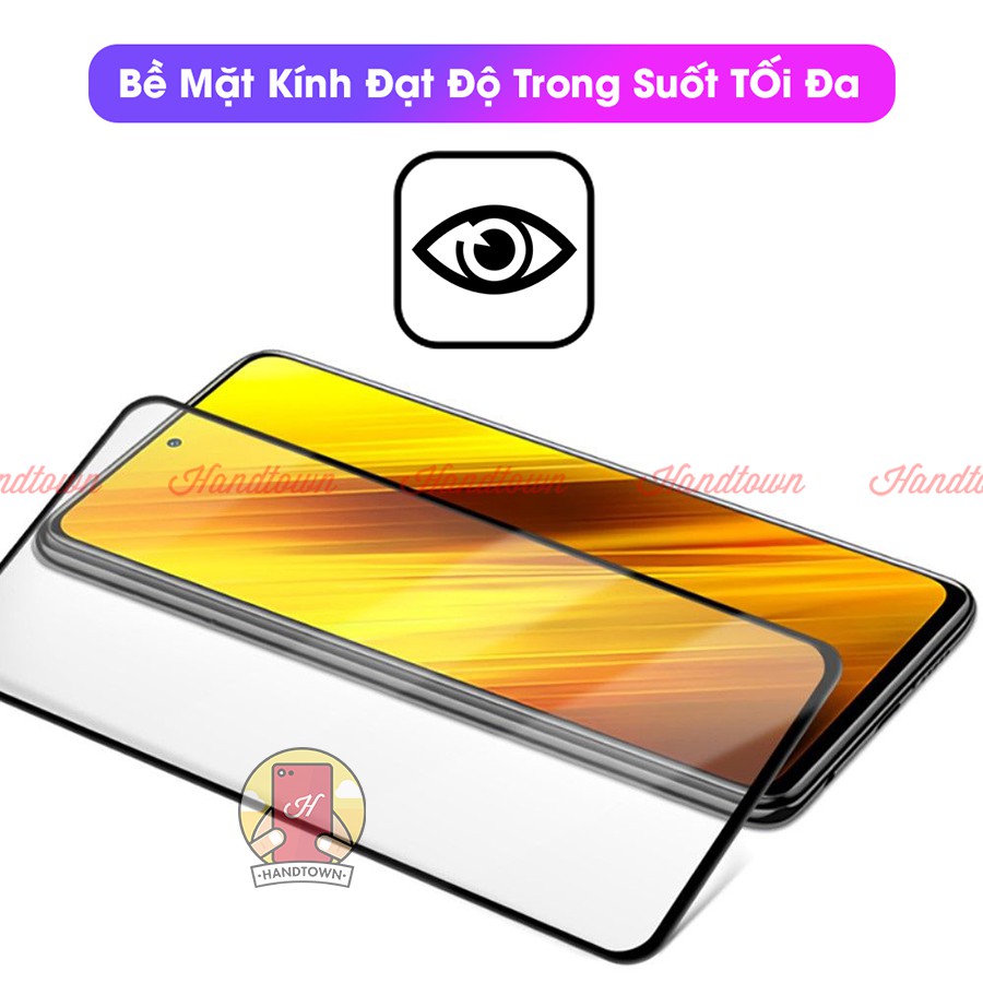 Cường Lực Full Màn Đen Dành cho XIAOMI POCO X3 / POCO X3 Pro NFC