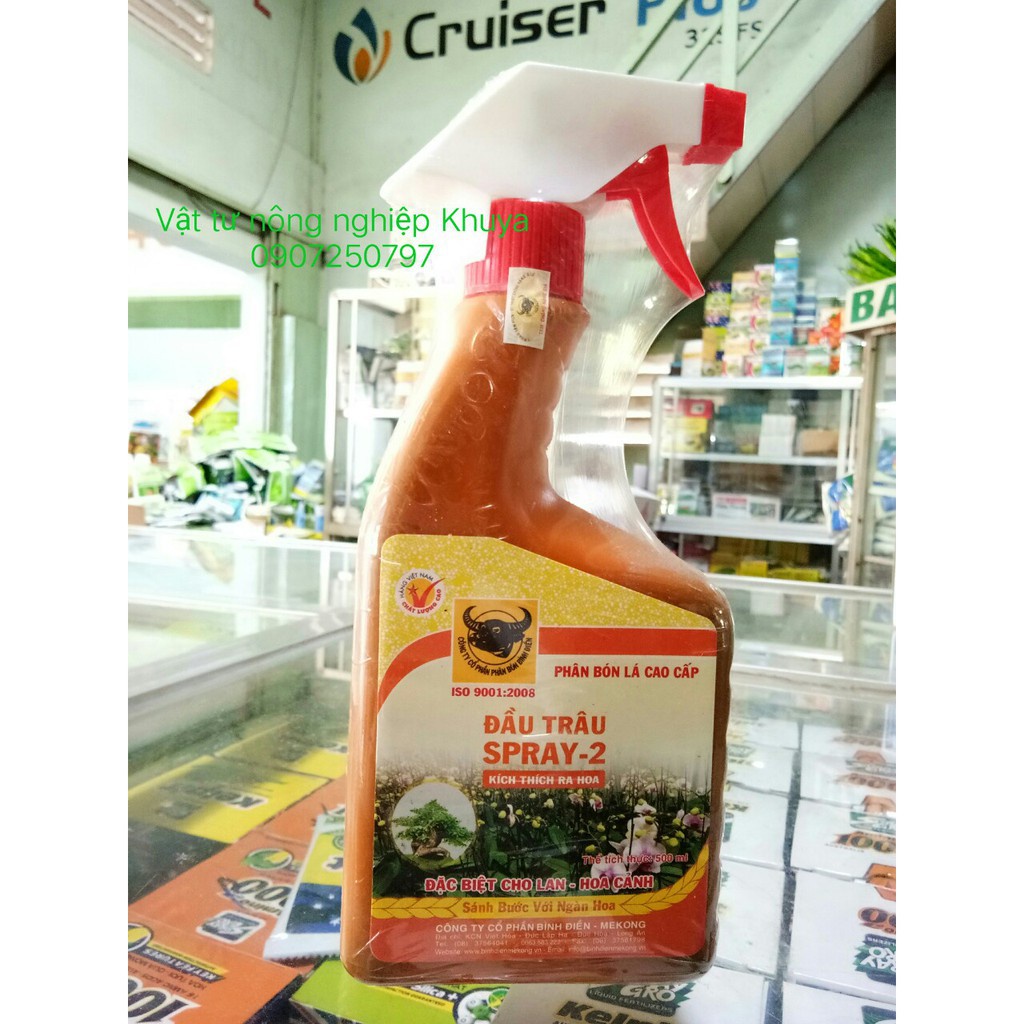 [SIEURE] Phân bón lá đầu trâu Spray 1 2 3 500ml hàng đẹp, phân phối chuyên nghiệp.
