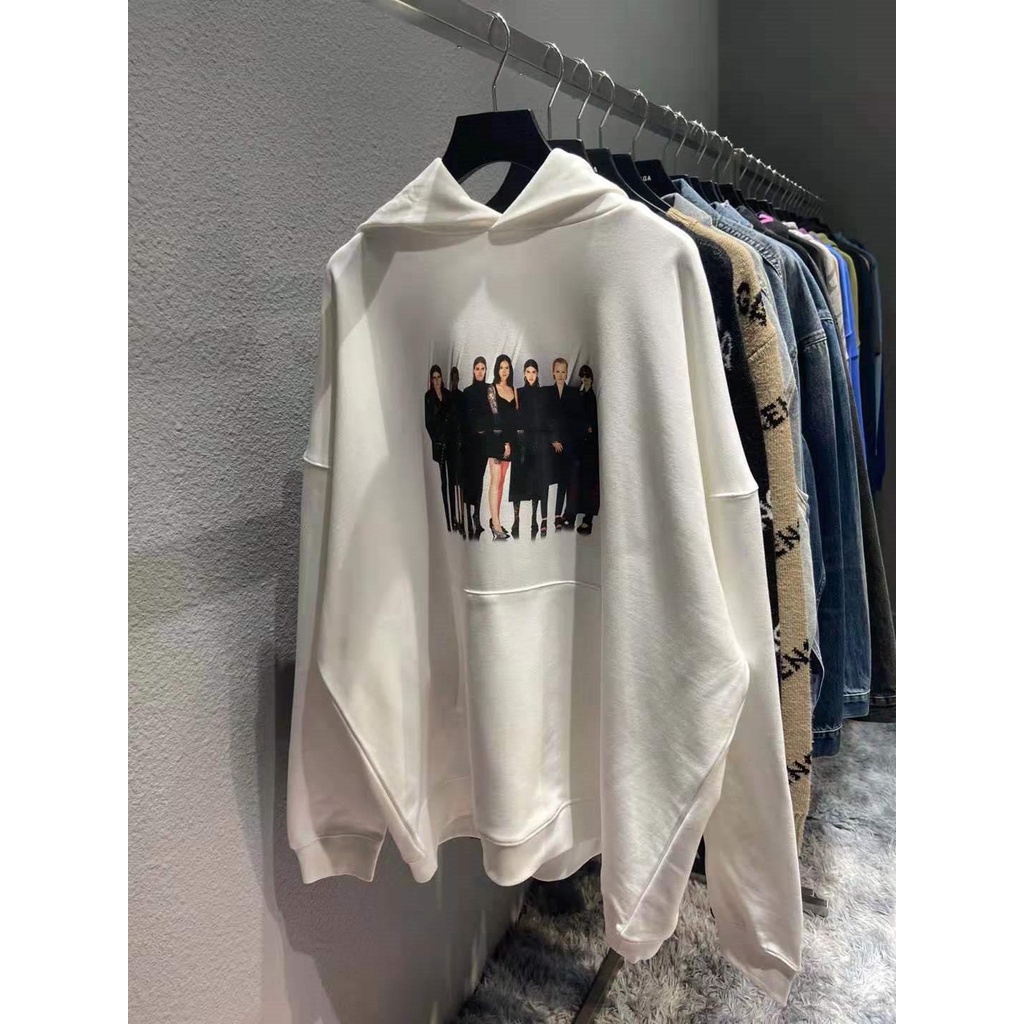 [Mã 12FASHIONSALE1 giảm 10K đơn 50K] Áo nỉ hoodie Balenciaga people , áo nỉ mũ cao cấp dáng rộng unisex , Cocmer_vn