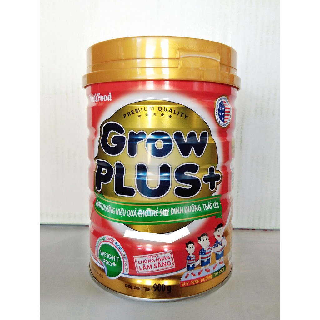 Combo 2 Lon Grow Plus Đỏ Nuti 900g