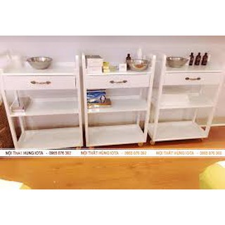 XE ĐẨY GỖ SPA CÓ BÁNH XE