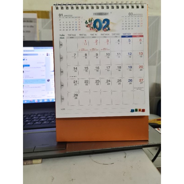 Lịch bàn 2022