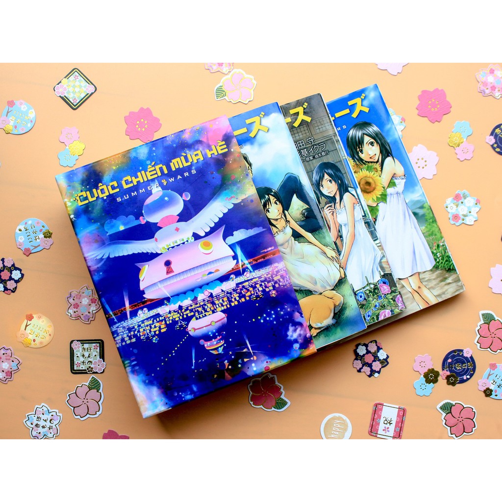 Truyện tranh Boxset Cuộc chiến mùa hè trọn bộ 3 tập - IPM - Summer Wars