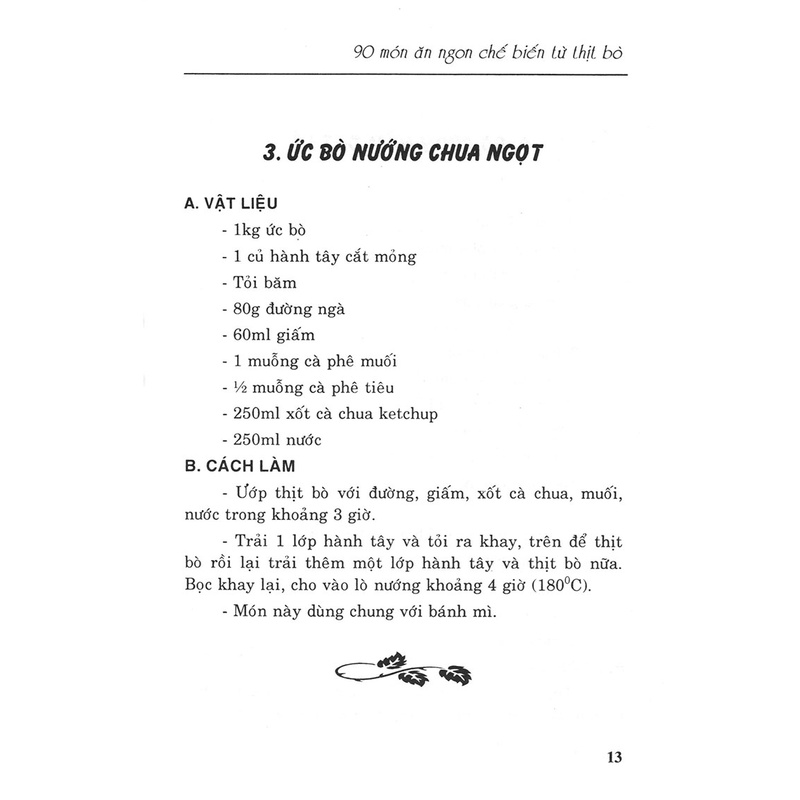 Sách - 90 Món Ăn Ngon Chế Biến Từ Thịt Bò