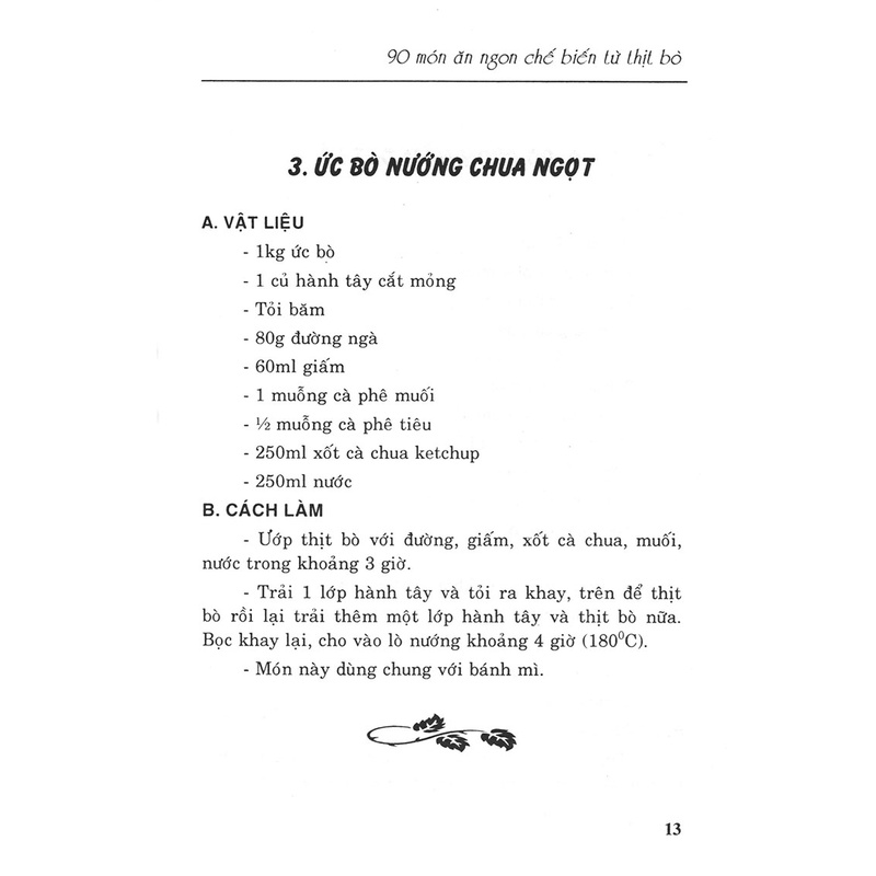 Sách - 90 Món Ăn Ngon Chế Biến Từ Thịt Bò