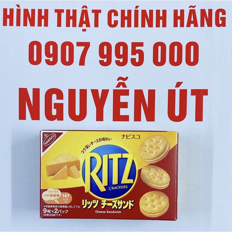 bánh quy ritz phô mai hộp 160g