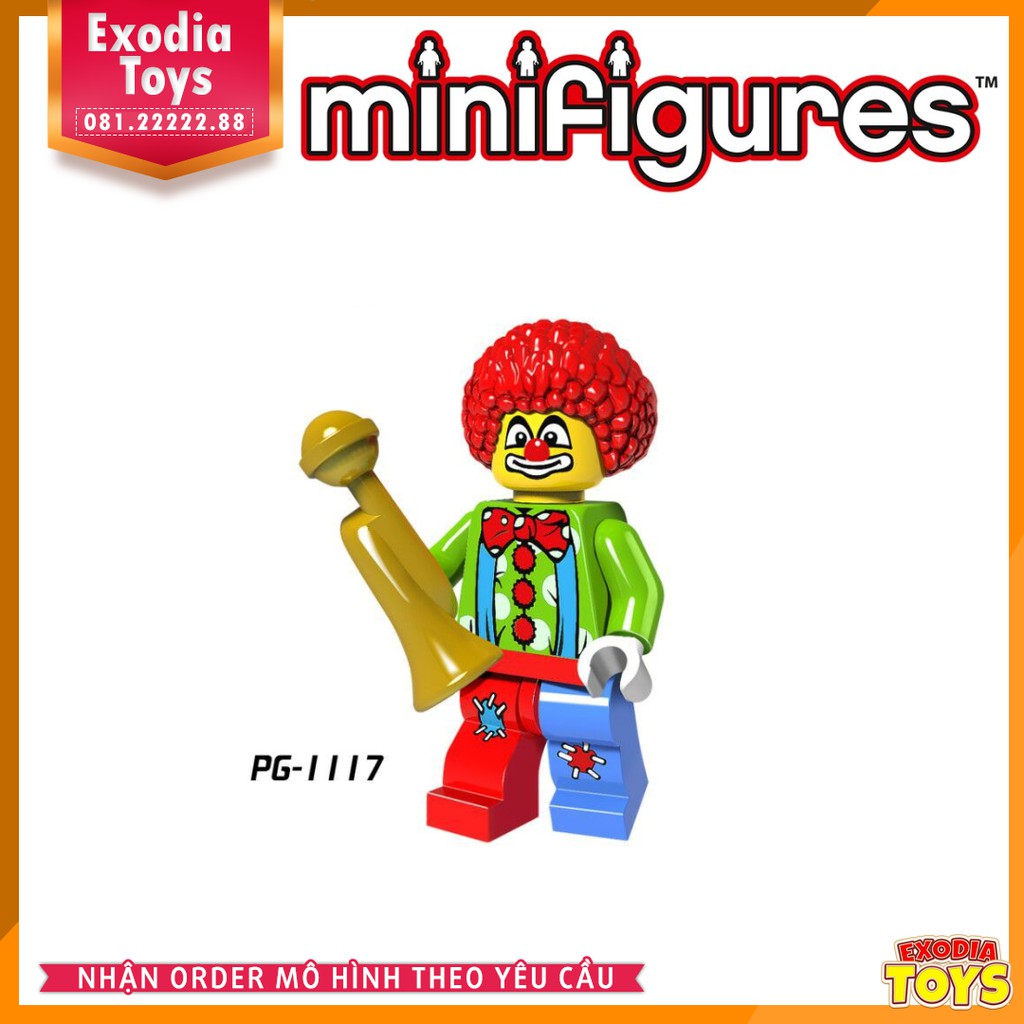 Xếp hình minifigure nhân vật hoạt hình ngộ nghĩnh và quái vật - Đồ Chơi Lắp Ghép Sáng Tạo - POGO 8087