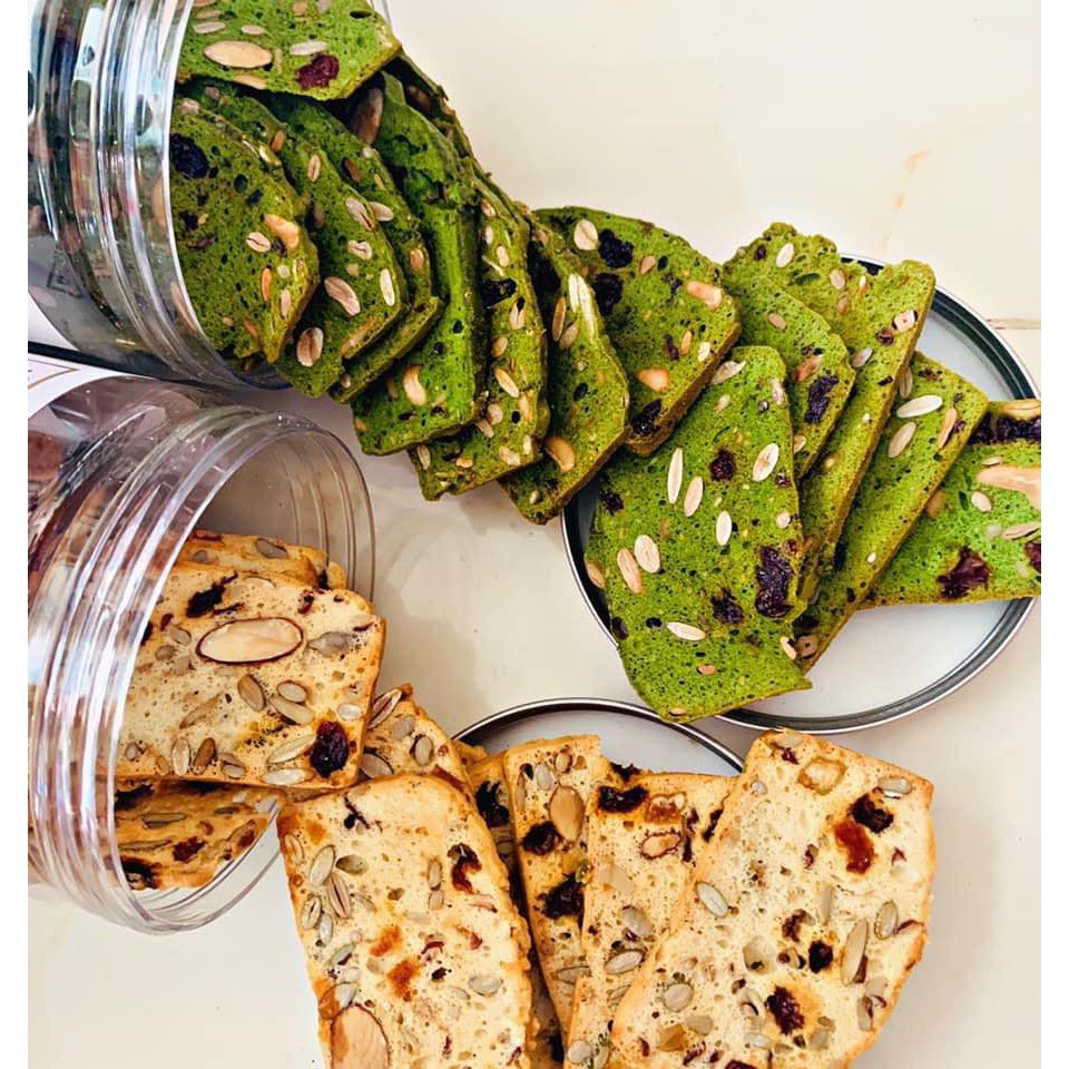 BISCOTTI Nguyên Cám 3 VỊ by StoreFood - Bánh Ngũ Cốc Nướng Ăn Kiêng Không Đường 200G | BigBuy360 - bigbuy360.vn
