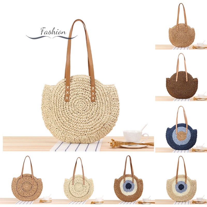 Túi Xách Đan Mây Dáng Tròn Thời Trang Nữ Tính