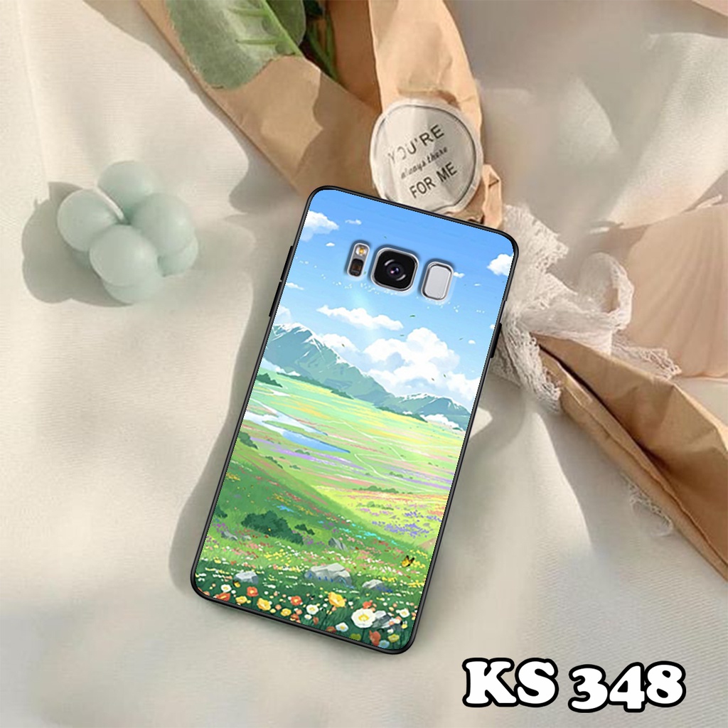 Ốp lưng Samsung S8 - S8 Plus - S9 - S9 Plus - Ốp Samsung in hình Cánh đồng hoa - Chất liệu TPU