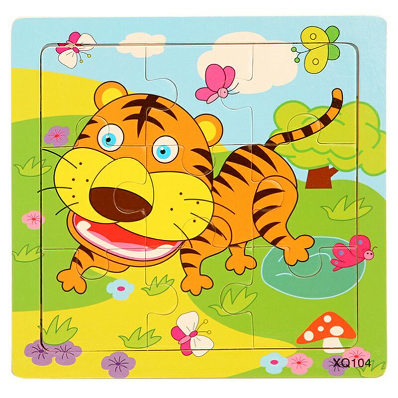 Đồ Chơi Xếp Hình Lắp Ráp Tranh Ghép Gỗ 9 Mảnh Nhiều Chủ Đề  (Giao Ngẫu Nhiên Không Trùng)