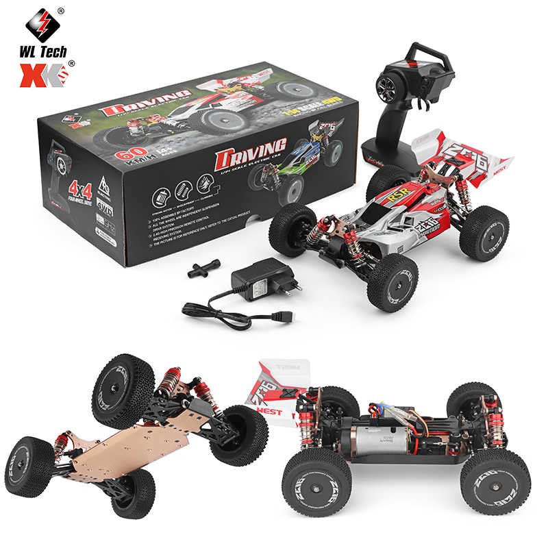 WLTOYS 144001 - Xe ô tô địa hình điều khiển từ xa tốc độ cao Xe Wltoys XK 144001 4WD 1/14 60km/h 2.4Ghz
