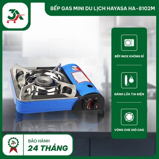 Bếp gas mini du lịch hayasa ha-8102m đủ màu bảo hành 24 tháng