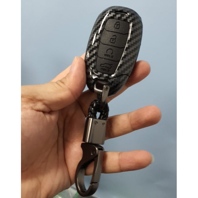 Ốp chìa khóa Hyundai Kona, Santafe 2019-2020, Accent chìa thông minh