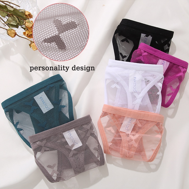 Bộ 5 quần lót lọt khe CUTEBYTE thiết kế hình bướm dễ thương quyến rũ thời trang cho nữ