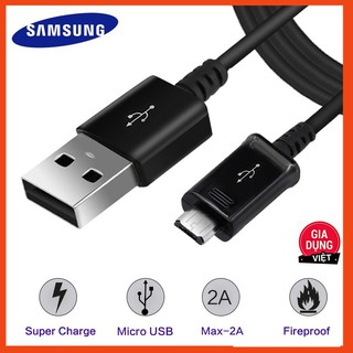 Cáp Sạc Nhanh SamSung MicroUSB Bóc Máy Chính Hãng Dài 1,5M