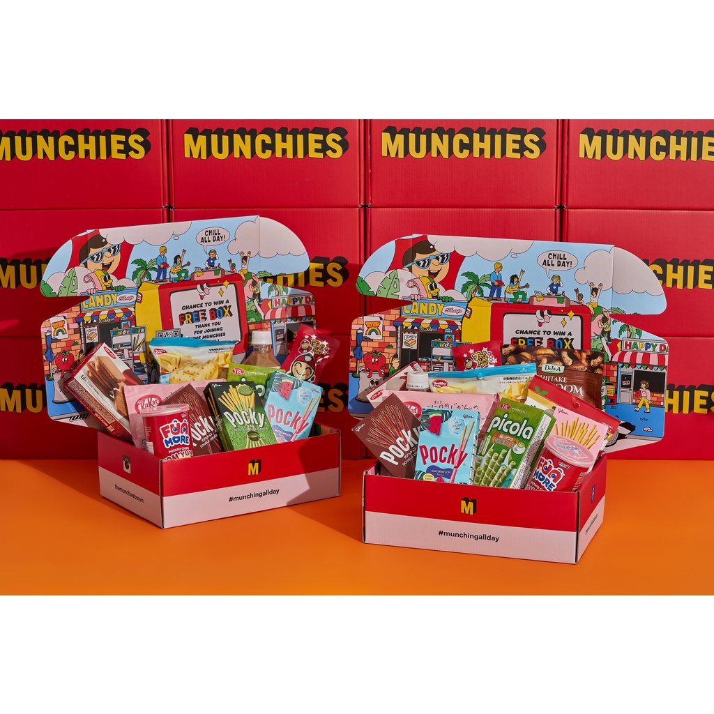 [COMBO CÓ ĐÔI CÓ CẶP - TẶNG THÊM QUÀ] 02 Hộp quà MUNCHIES bánh kẹo ngoại nhập - Hộp quà tặng thể hiện yêu thương