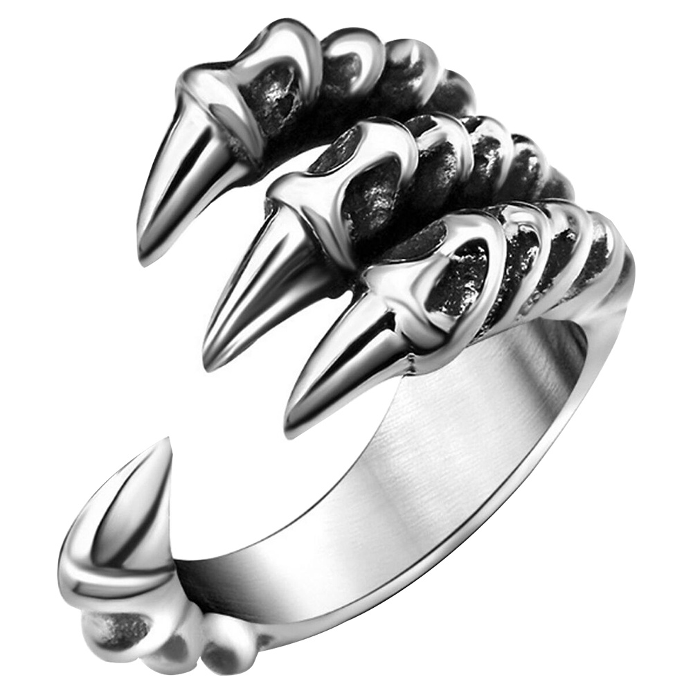 [Hàng Có Sẵn] Nhẫn Hở Hình Móng Vuốt Đại Bàng Có Thể Điều Chỉnh Kích Cỡ