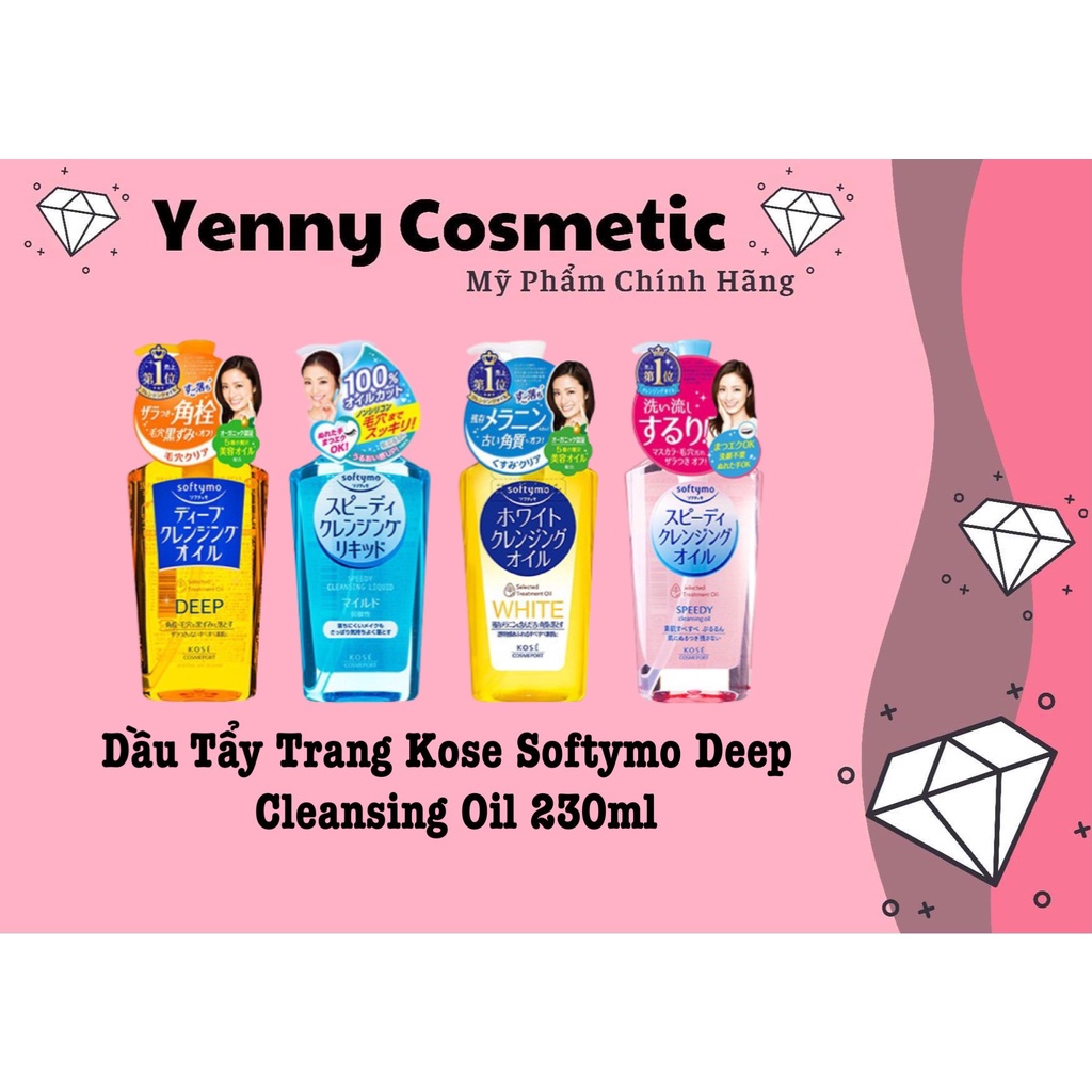 Dầu tẩy trang Kose Softymo Deep Cleansing Oil 230ml