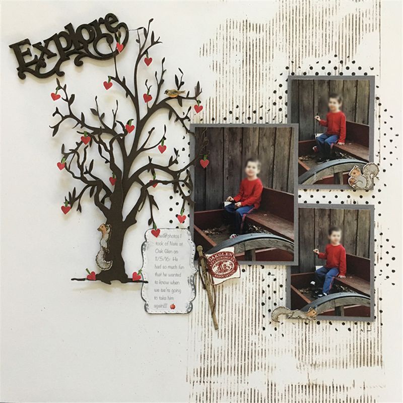 Khuôn Cắt Thẻ Trang Trí Sổ Lưu Niệm DIY