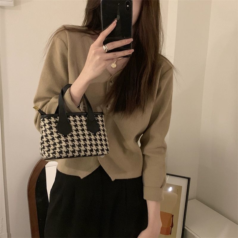 Jiashucheng Túi Xách Mini Thiết Kế Mới Thời Trang Mùa Xuân Hè Theo Phong Cách Pháp Cho Nữ