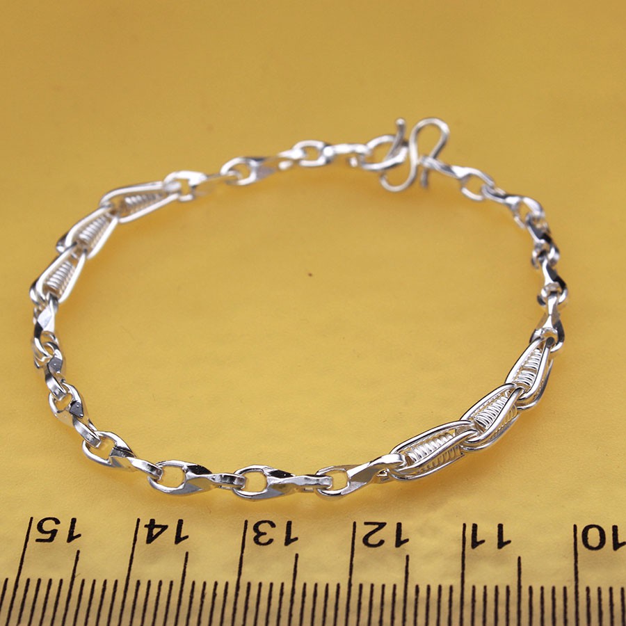 Lắc Tay Trẻ Em Bạc Hiểu Minh LTE067