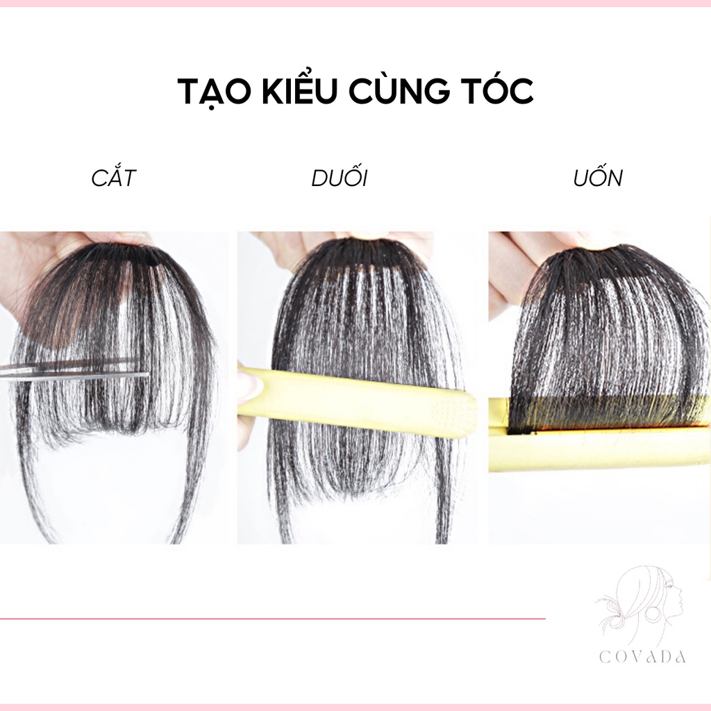 Tóc mái giả thưa COVADA  phong cách Hàn Quốc dễ thương TG10