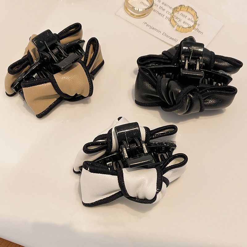 Kẹp Tóc Đuôi Ngựa Chất Liệu Da Cao Cấp Phong Cách Thời Trang 2022