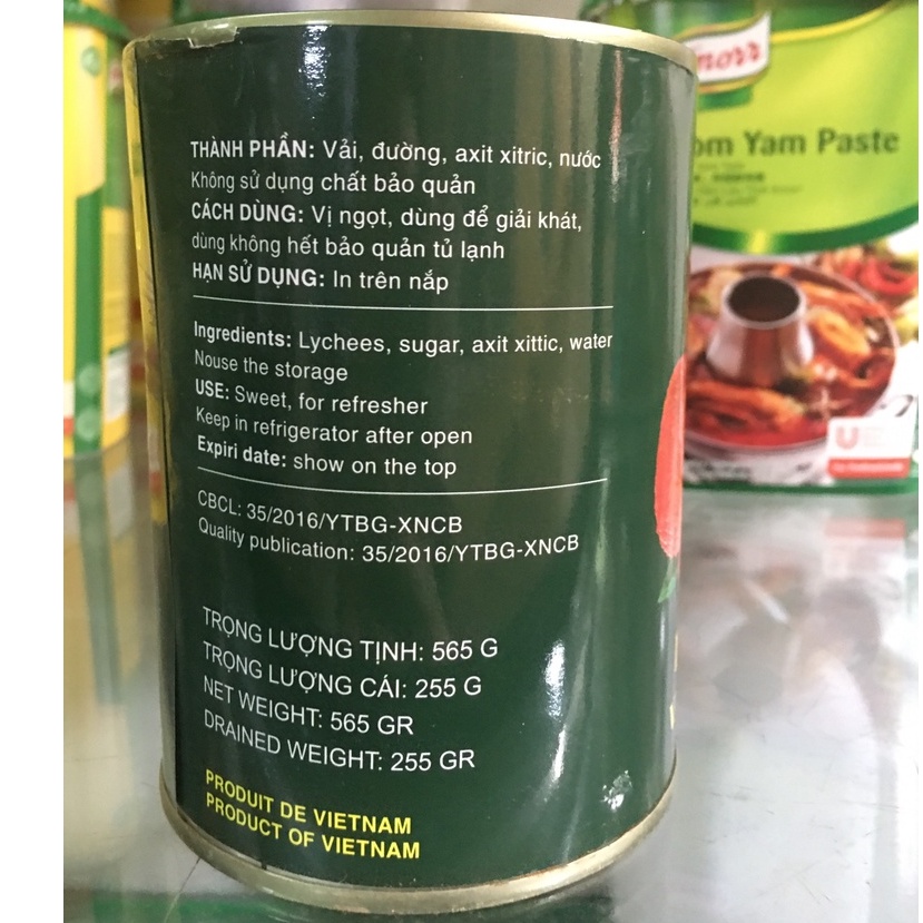 Vải thiều nước đường Bitraco 565g | BigBuy360 - bigbuy360.vn