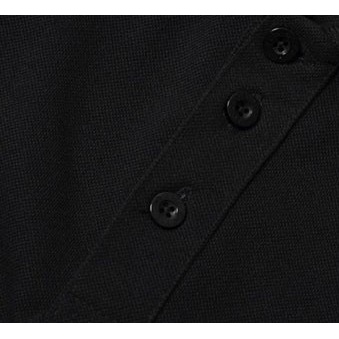 Áo thun POLO đen thêu ngực-cổ bẻ cao cấp full size vải cá sấu form chuẩn - KO Fashion
