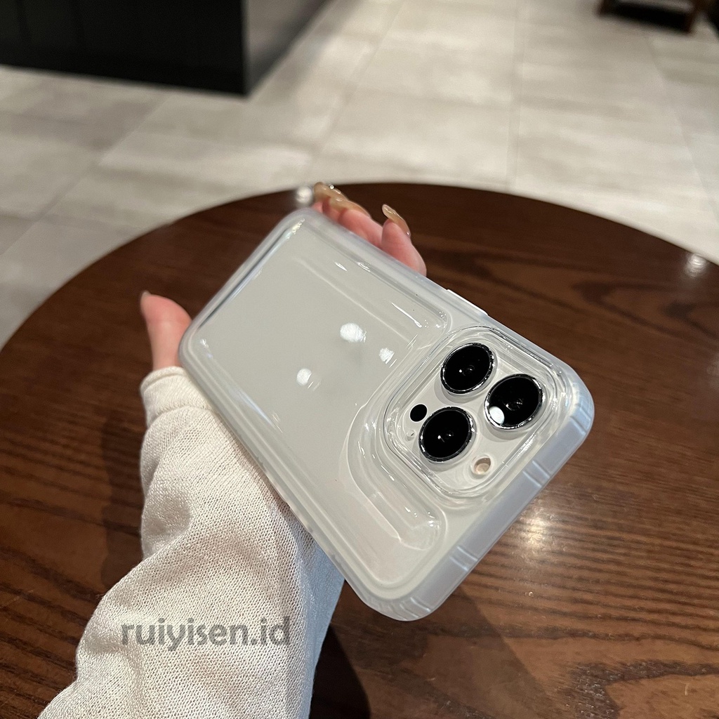 Ốp Điện Thoại Mềm Trong Suốt Thiết Kế Túi Khí Hình Bánh Mì Cho iphone 12 13 Pro Max 14 14Max 14 Pro 14 Pro Max