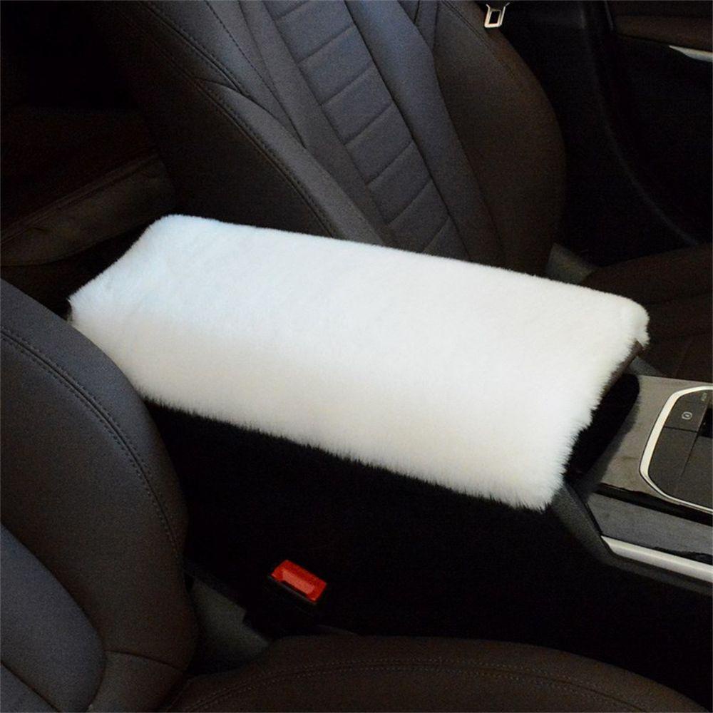 Đệm Lông Thỏ Mềm Mại Lót Hộp Tỳ Tay Xe Hơi
