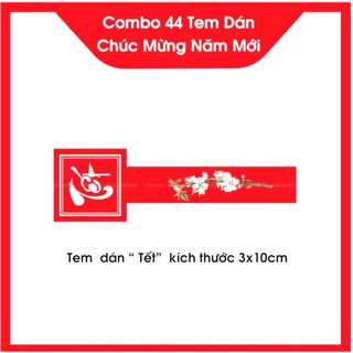 Combo 42 tem tết, tem Chúc mừng năm mới